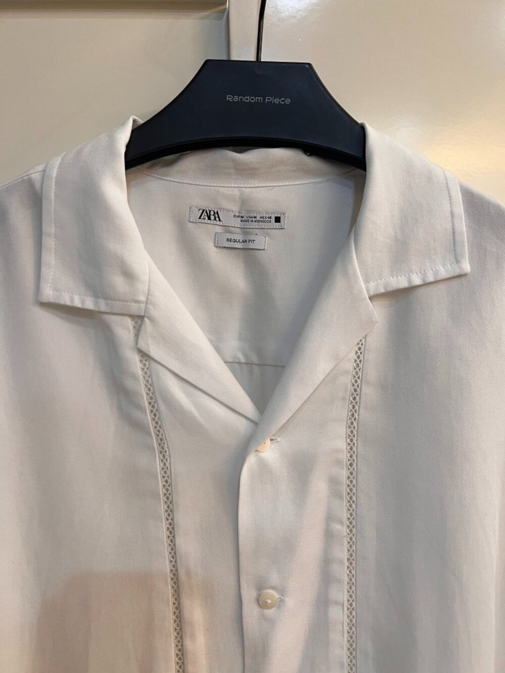 ZARA WHITE SHIRT – SIZE M 🔥